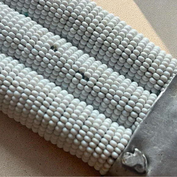 Vintage Zulu Beaded Belt – South African Tribal Waist Belt – Glass Seed Beads